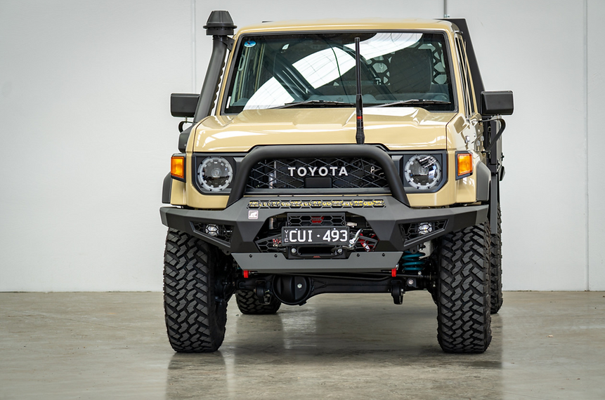 Offroad Animal Land Cruiser 70 Series Predator bar available from 4Matt Campers in Cape Town