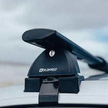 Holdfast SR Black Wingbar Roof Rack on a Ford Ranger Double Cab