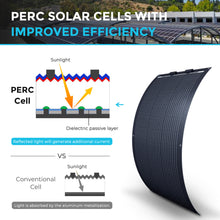 Renogy 100W Flexible Solar Panel (Black) — PERC solar cells for improved efficiency
