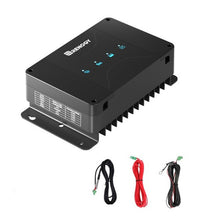 Renogy CORE 12V 50A DC-DC On-Board Battery Charger with MPPT — charger with supplied battery leads