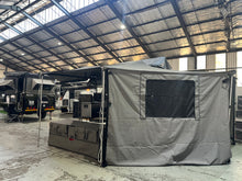 2022 Conqueror Comfort Recce off-road camping trailer – jockey wheel and hitch detail