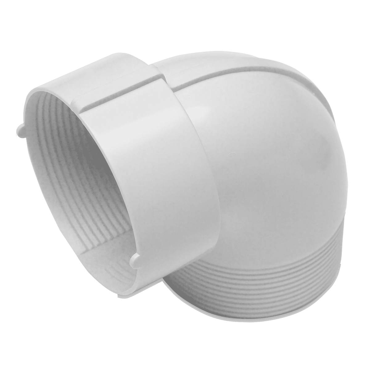 Dometic Freshwell AG213 90-degree curved ducting fitting, 60mm diameter — 4Matt Campers, Western Cape & Cape Town
