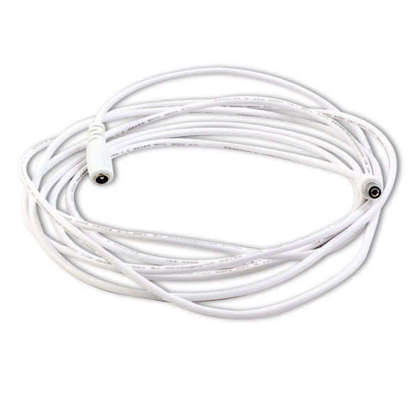 Lumeno 3m DC male to DC female 12V extension cable coiled