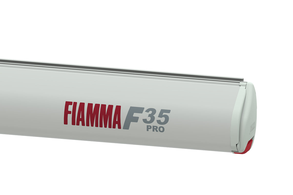 Fiamma F35 Pro wind-out awning in Titanium for campervans and caravans