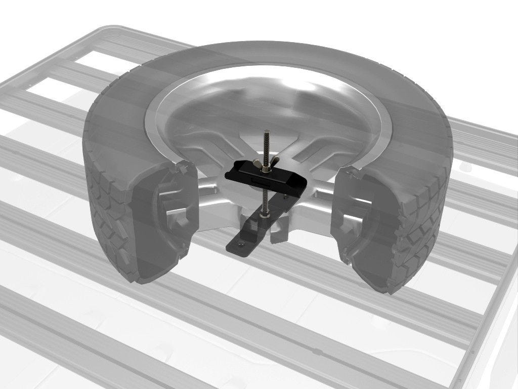 Front Runner Spare Wheel Clamp / Low Profile — 4Matt Campers, Western Cape & Cape Town