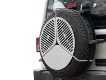 Front Runner Spare Tyre Mount Braai BBQ Grate on a spare wheel