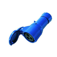 CBE 220V female CEE socket in blue