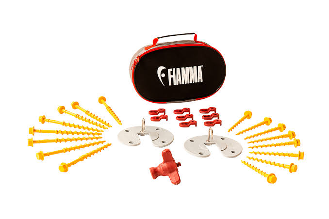 Fiamma awning peg kit with spiral stakes