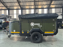 2023 Invader Duo XS off-road camper side profile with branding