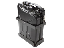 Vertical jerry can holder detail