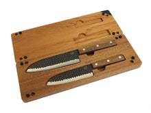Front Runner knife set with folding cutting board and sharpener