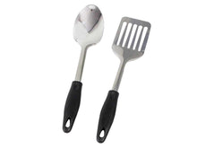 Detail of forged knife blades in the Front Runner utensil set