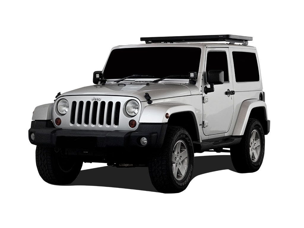 Front Runner Extreme Slimline II 1/2 Roof Rack Kit — Jeep Wrangler JK 2 Door (2007-2018) — 4Matt Campers, Western Cape & Cape Town