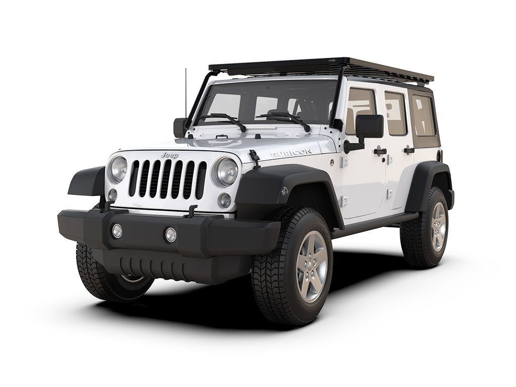 Front Runner Extreme Slimline II Roof Rack Kit — Jeep Wrangler JK 4 Door (2007-2018) — 4Matt Campers, Western Cape & Cape Town