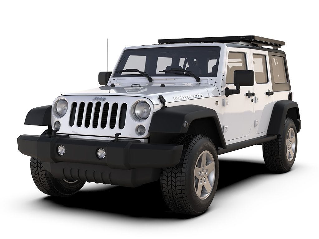 Front Runner Extreme Slimline II 1/2 Roof Rack Kit — Jeep Wrangler JK 4 Door (2007-2018) — 4Matt Campers, Western Cape & Cape Town