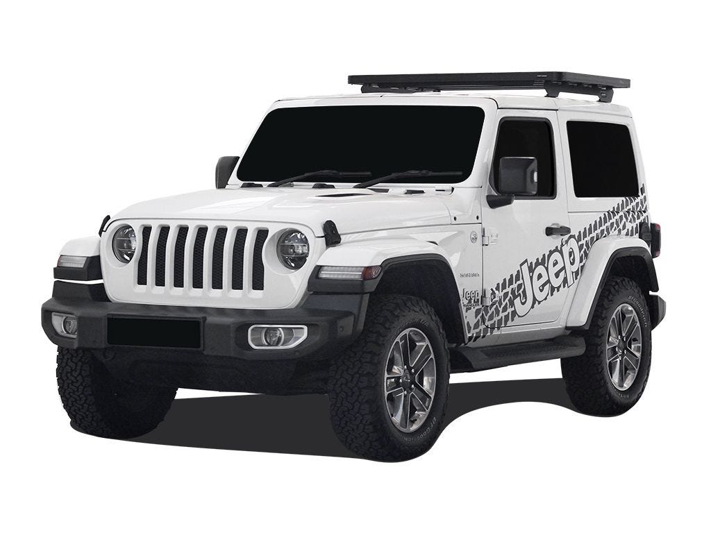 Front Runner Extreme Slimline II 1/2 Roof Rack Kit — Jeep Wrangler JL 2 Door (2018-Current) — 4Matt Campers, Western Cape & Cape Town