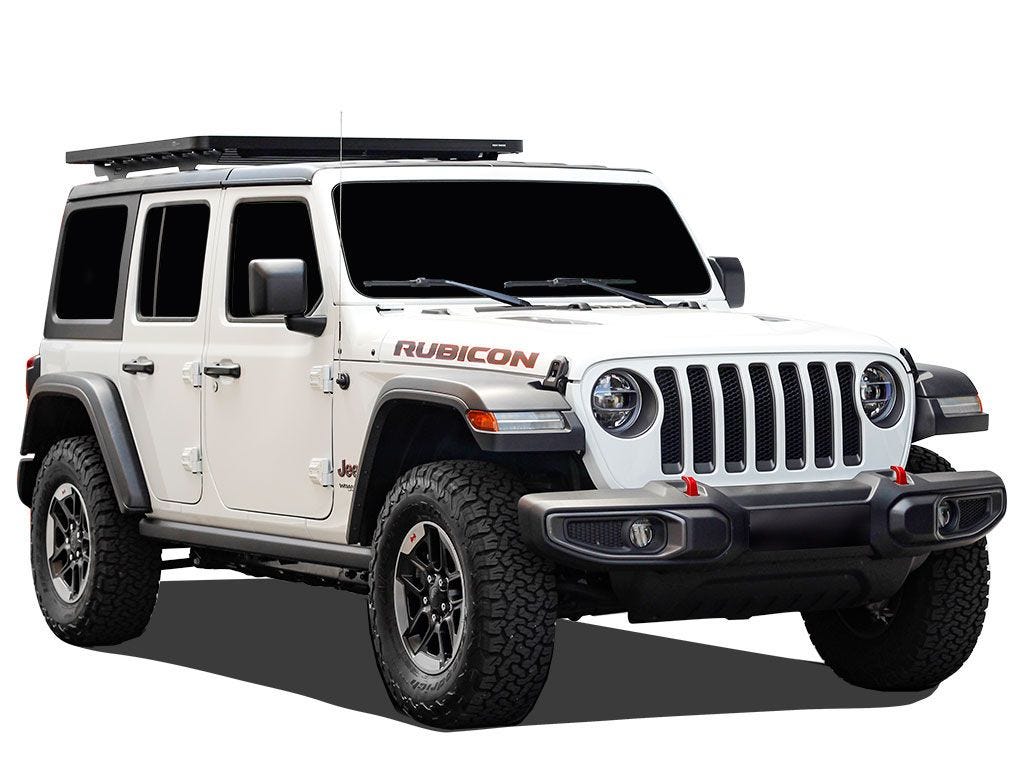 Front Runner Extreme Slimline II 1/2 Roof Rack Kit — Jeep Wrangler JL 4 Door (2018-Current) — 4Matt Campers, Western Cape & Cape Town