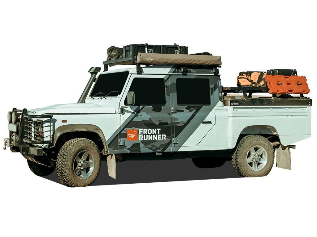 Front Runner Slimline II 1/2 Roof Rack Kit — Land Rover Defender 110/130 (1983-2016) — 4Matt Campers, Western Cape & Cape Town