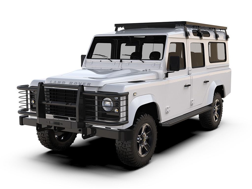 Front Runner Slimline II 3/4 Roof Rack Kit / Tall — Land Rover Defender 110 (1983-2016) — 4Matt Campers, Western Cape & Cape Town
