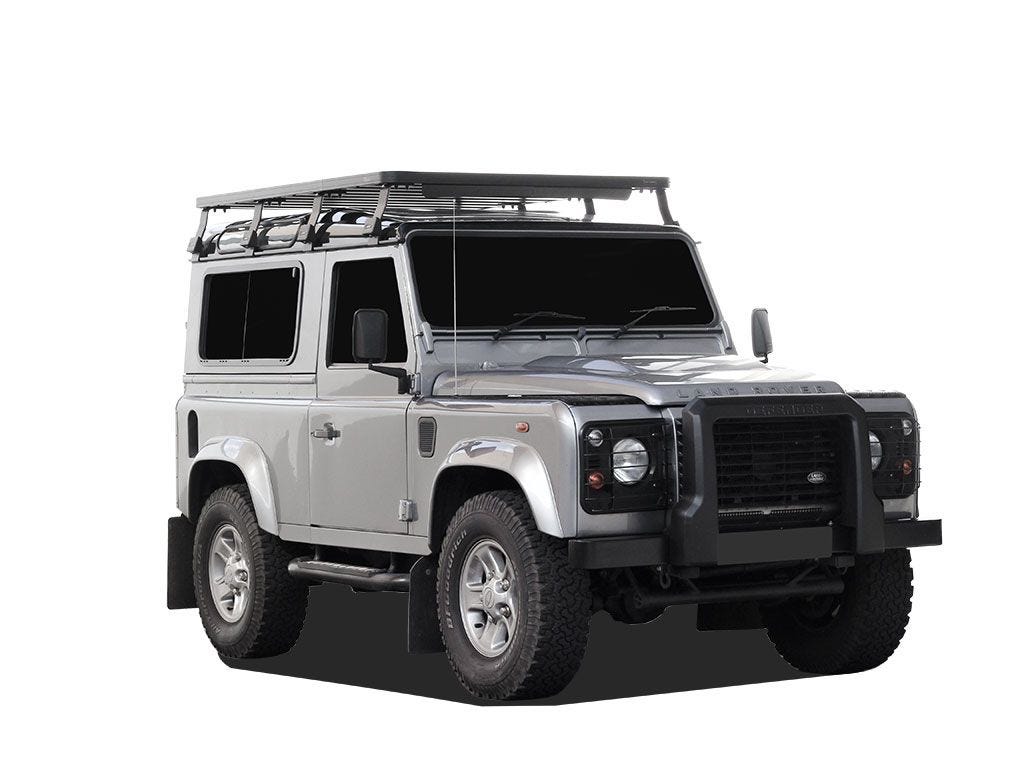 Front Runner Slimline II Roof Rack Kit / Tall — Land Rover Defender 90 (1983-2016) — 4Matt Campers, Western Cape & Cape Town