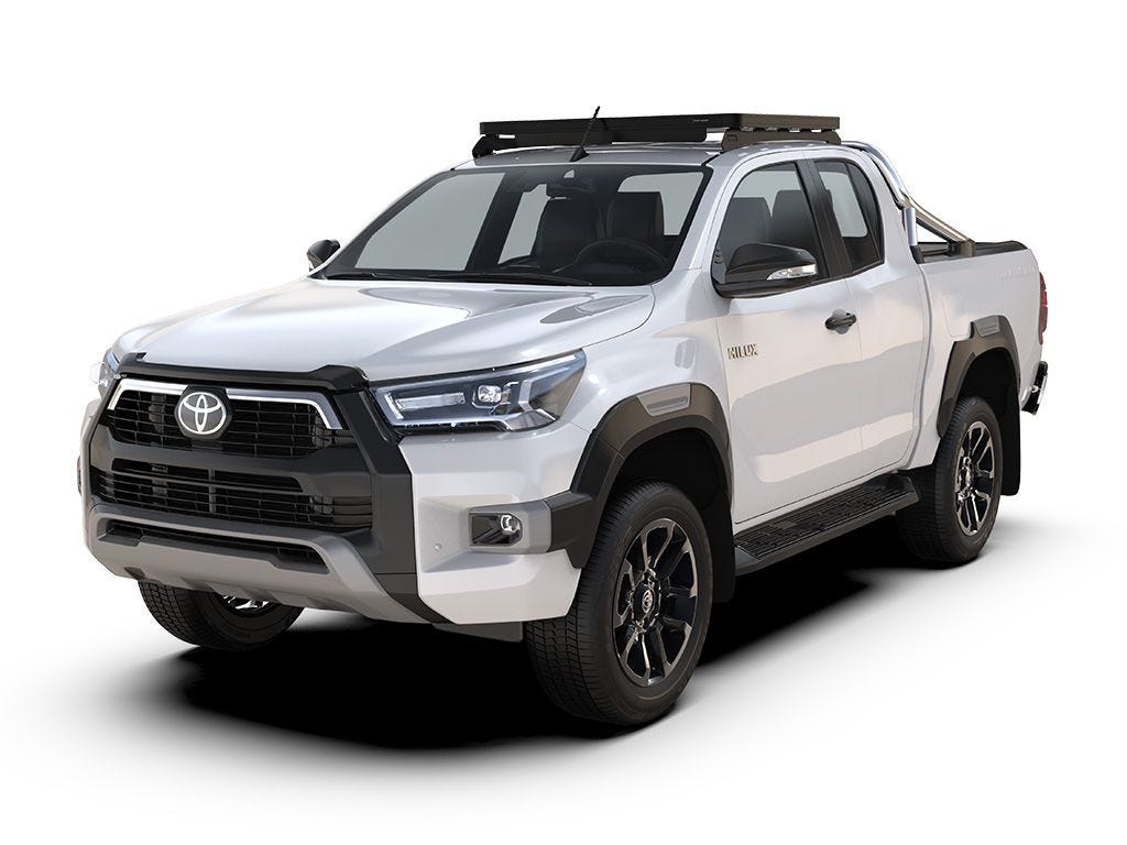 Front Runner Slimline II Roof Rack Kit / Low Profile — Toyota Hilux Revo Extended Cab (2016-Current) — 4Matt Campers, Western Cape & Cape Town