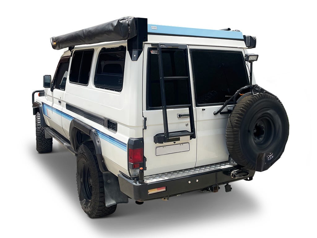 Front Runner Ladder — Toyota Land Cruiser 75/78 Troopy — 4Matt Campers, Western Cape & Cape Town