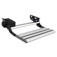 Lippert single 12V entry step with anti-slip tread