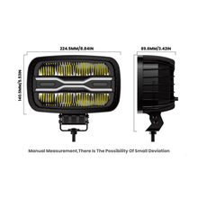 Flex 9" rectangular LED driving lights, photo 3