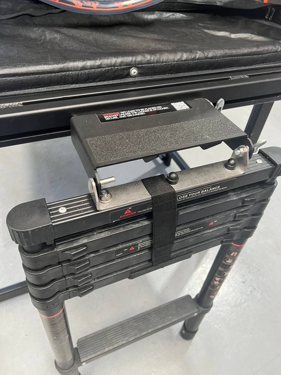 Alu-Cab LT-50 ladder extension for a rooftop tent