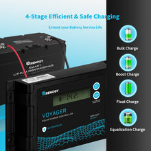 Renogy Voyager 20A PWM charge controller with backlit LCD display