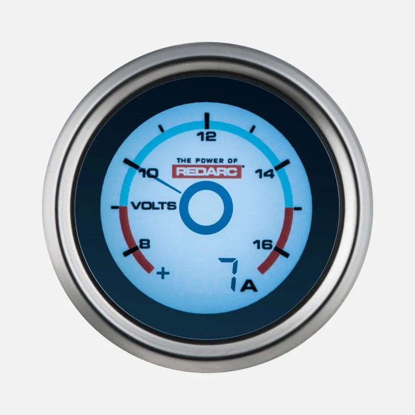 REDARC Single Voltage 52mm Gauge