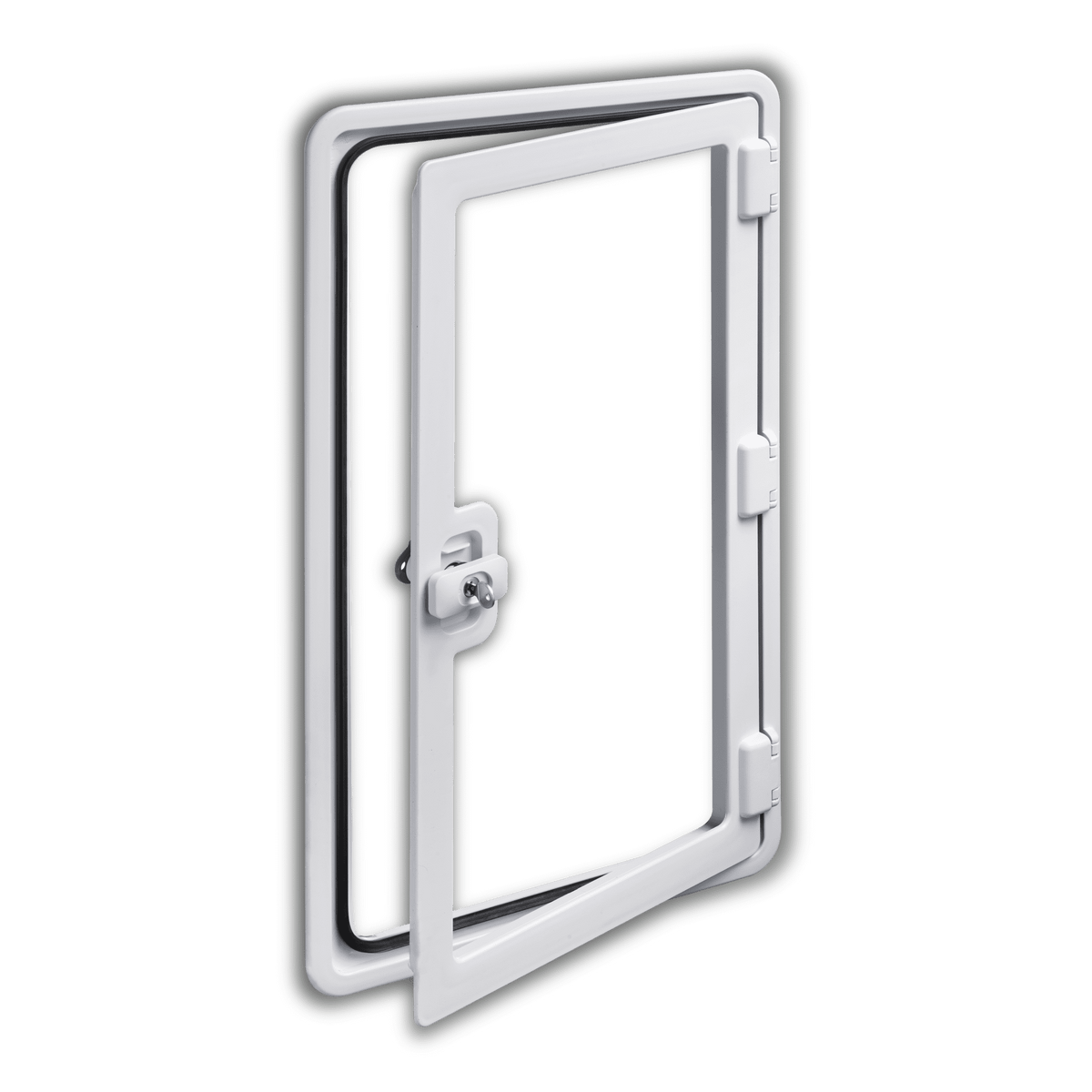 Dometic SK4 service hatch, 375 x 305 mm, product photo — 4Matt Campers, Western Cape & Cape Town