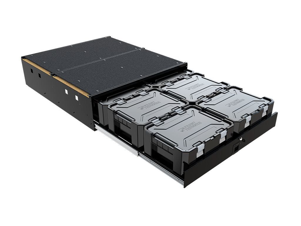 Front Runner 6 Wolf Pack Pro Drawer, Wide, with boxes loaded