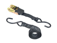 Strap ratchet hook end
