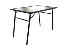 Front Runner camp table folded flat for under-rack storage