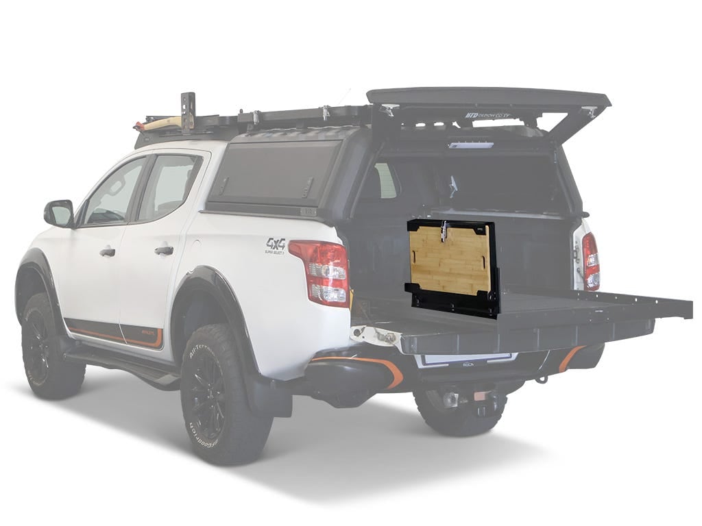 Front Runner Load Bed Cargo Slide Drop Down Table Kit — 4Matt Campers, Western Cape & Cape Town