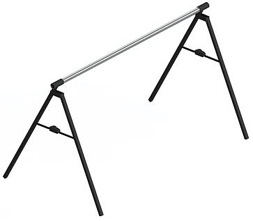 Holdfast Triathlon Stand aluminium tube for multi-bike display and storage