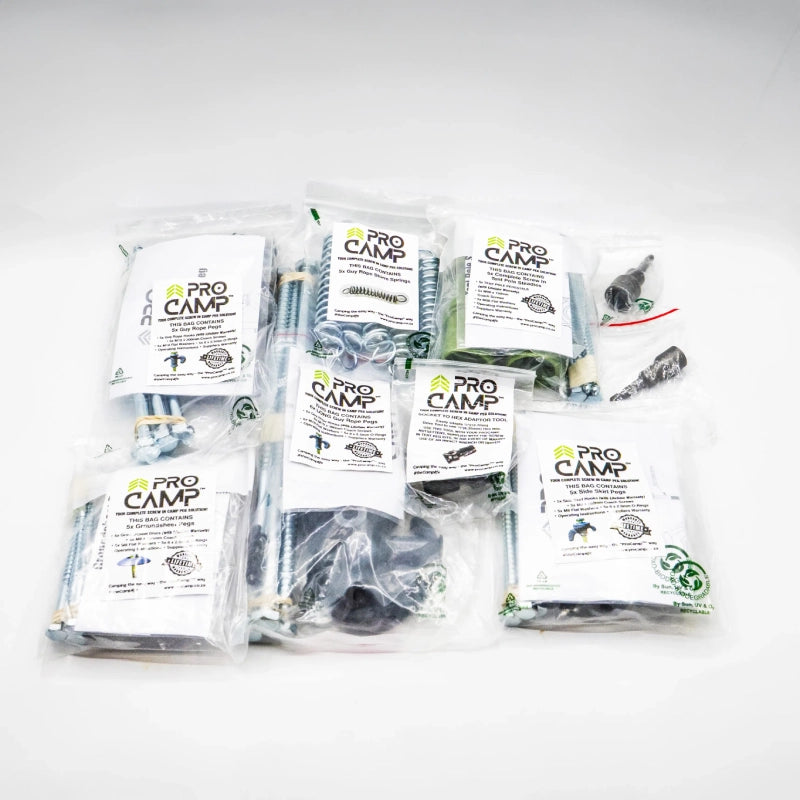 ProCamp Peg Starter Pack available from 4Matt Campers in Cape Town