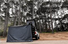 Alu-Cab Universal Side Panel on a Shadow Awning